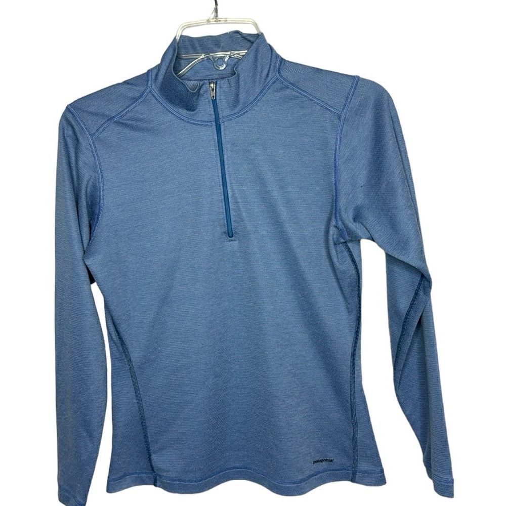 Patagonia Apilene Blue 1/4 Zip. Size Small.